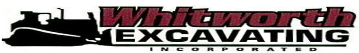 Logo Whitworth Excavating Inc